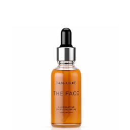 Tan-Luxe Краплі для автозасмаги, що надають обличчю сяйва, 30ml — світлий/середній