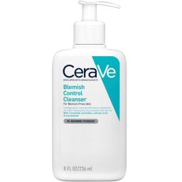 CeraVe Очищувач для обличчя Blemish Control з 2% саліциловою кислотою та ніацинамідом для шкіри, схильної до появи висипань 236ml
