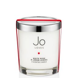 Jo Loves Свічка A Home – «Біла троянда та листя лимона»