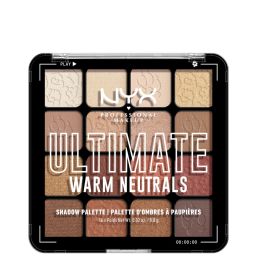 NYX Professional Makeup Ultimate Shadow Palette Vegan 16-Pan — теплі нейтральні відтінки