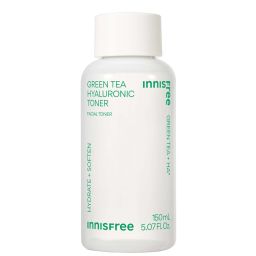 Тонік INNISFREE з гіалуроновою кислотою та екстрактом зеленого чаю 140ml