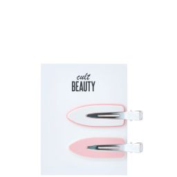 Затискачі для волосся Cult Beauty — рожеві/білі (упаковка з 2 шт.)