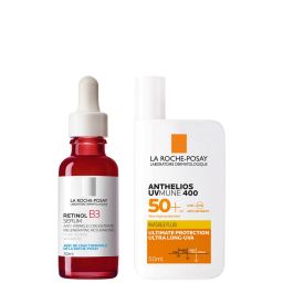 La Roche-Posay Набір «Anti-Wrinkle Correct + Protect»: сироватка з ретинолом та «SPF50+»