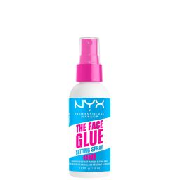 NYX Professional Makeup Фіксуючий спрей The Face Glue, що забезпечує стійкість до 24 годин, стійкий до розмазування та водостійкий 60ml