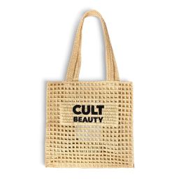 Велика сумка Cult Beauty у стилі рафії