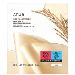Anua Маска «Rice 70 Glow Collagen» (4 листки) 38g