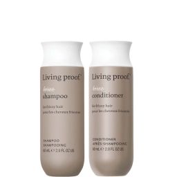 Living Proof Набір шампуню та кондиціонера No Frizz у дорожньому форматі для боротьби з кучерявістю, гладкості та блиску