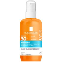 La Roche Posay Anthelios UVAIR Vitamin Sun Mist SPF30, високий рівень захисту від УФ-променів, з вітаміном Е та гіалуроновою кислотою,200ml