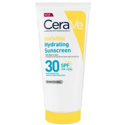 CeraVe Непомітний зволожуючий сонцезахисний крем «SPF 30» для тіла, обличчя та всіх типів шкіри з 3 необхідними керамідами 177 ml