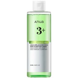 Очищувальний тонер з азелаїновою кислотою та центелою Anua Azelaic Acid 3 Cica Skin Clarifying Toner 250ml
