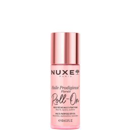 NUXE Huile Prodigieuse Florale — багатофункціональне сухе масло для обличчя, тіла та волосся у флаконі з роликовим аплікатором, 60ml