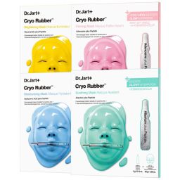 Dr.Jart+ Корейська гідрогелева маска для обличчя Cryo Rubber – набір K-Glow (4 шт.)