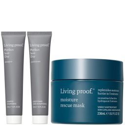 Living Proof Маска Moisture Rescue, шампунь і кондиціонер PhD — процедура для гладкого та зволоженого волосся