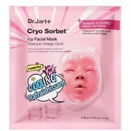 Dr.Jart+ Cryo Sorbet™ Охолоджуюча маска для обличчя — набір із 4 штук