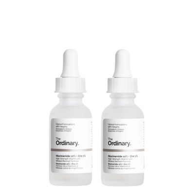 The Ordinary Набір «10%» з ніацинамідом та «1%» з цинком